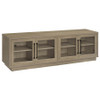 Medina 4-Door TV Stand for TVs up to 85 Inches Latte / CS-701853