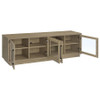 Medina 4-Door TV Stand for TVs up to 85 Inches Latte / CS-701853