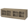Medina 4-Door TV Stand for TVs up to 85 Inches Latte / CS-701853
