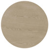 Strouse Contemporary Round End Table in Natural Oak / CS-706527