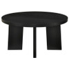 Strouse Contemporary Round Coffee Table in Black / CS-706538
