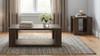 Pavone Transitional Square End Table with Lower Shelf Dark Rustic Mango / CS-706627