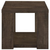 Pavone 3-Piece Coffee and End Table Set with Open Shelves Dark Rustic Mango / CS-706628-S3