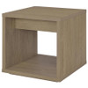 Ingram Square End Table with Drawer and Open Shelf Latte / CS-710977