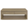 Ingram 2-Piece Coffee and End Table Set with Storage Latte / CS-710978-S2