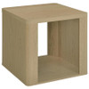 Alsina Square End Table with Open Shelf Greige / CS-711017