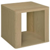Alsina Square End Table with Open Shelf Greige / CS-711017