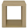 Alsina Square End Table with Open Shelf Greige / CS-711017