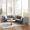 Sanguine 4-Piece Channel Tufted Performance Velvet Left-Facing Modular Sectional Sofa by Modway / EEI-5830