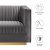 Sanguine 7-Piece Channel Tufted Performance Velvet Left-Facing Modular Sectional Sofa by Modway / EEI-5840
