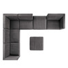 Sanguine 7-Piece Channel Tufted Performance Velvet Left-Facing Modular Sectional Sofa by Modway / EEI-5840