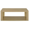 Alsina Rectangular Coffee Table with Open Shelf Greige / CS-711018