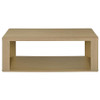 Alsina Rectangular Coffee Table with Open Shelf Greige / CS-711018
