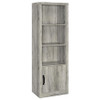 Burke 3-Piece TV Entertainment Center Fits 75-Inch TVs Grey Driftwood / CS-701025-SET