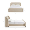 Tasmin Queen Upholstered Fabric Platform Bed by Modway / MOD-7380