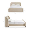Tasmin King Upholstered Fabric Platform Bed by Modway / MOD-7381