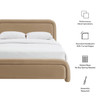 Beck Queen Performance Velvet Platform Bed by Modway / MOD-7382