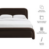 Beck King Performance Velvet Platform Bed by Modway / MOD-7383