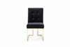 Legend Modern Black & Gold Dining Chair (Set of 2) / VGVCB012-BLKGOLD