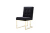 Legend Modern Black & Gold Dining Chair (Set of 2) / VGVCB012-BLKGOLD
