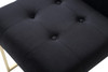 Legend Modern Black & Gold Dining Chair (Set of 2) / VGVCB012-BLKGOLD