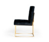 Legend Modern Black & Gold Dining Chair (Set of 2) / VGVCB012-BLKGOLD