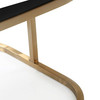 Yukon Modern Black Velvet & Gold Dining Chair / VGVCB8362-BLKGLD