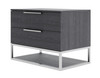 Heloise - Contemporary Grey Elm Nightstand / VGBBMB1502-GRY-NS