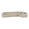 Dalton - Modern Italian Oyster Leather Sectional + 2 Recliners / VGDTDALTON-OYS