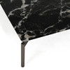 Lothal - Modern Black Faux Marble Coffee Table / VGBB-LL-CT1205-BLK