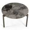Lothal - Modern Grey Faux Marble End Table / VGBB-LL-CT60R-GRY
