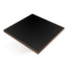 Osuna - Modern Black Glass + Walnut Square Dining Table / VGBB-MI2503A