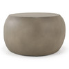Denny - Modern Grey Fiberform Oval Coffee Table / VGGR-675466-PM-GRY