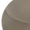 Denny - Modern Grey Fiberform Oval Coffee Table / VGGR-675466-PM-GRY