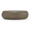Denny - Modern Grey Fiberform Large Oval Coffee Table / VGGR-675486-PM-GRY