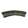 Elias - Modern Green Fabric Curved Modular Sectional Sofa-5-Piece Sectional / VGEV-26113-GRN-5-Piece Sectional