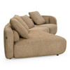 Percy - Contemporary Beige Fabric Left Facing Chaise Sectional Sofa / VGEV-26114-BGE