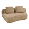 Percy - Contemporary Beige Fabric Left Facing Chaise Sectional Sofa / VGEV-26114-BGE