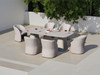 Anchor - Outdoor Grey Olefin + Stone 7-Piece Dining Set / VGVK-TA028-T2390-F017D1-SET