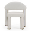 Walbrook - Modern Off-White Fabric + Gold Dining Chair / VGVC-B2506-Off-White Fabric