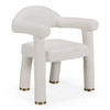 Walbrook - Modern Off-White Fabric + Gold Dining Chair / VGVC-B2506-Off-White Fabric