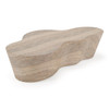 Meru - Modern Faux Travertine Concrete Coffee Table / VGTP-202112