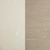 Lucaire 54-inch Round Cultured Marble Dining Table Sandstone / CS-105967