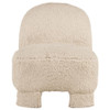 Lacombe Faux Fur Accent Chair Latte / CS-901620