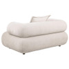 Eskola 2-Piece Chenille Sofa and Accent Chair Set Ivory / CS-509801-S2C