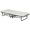 Massey Twin Folding Bed Frame with Memory Foam Mattress Black / CS-305686T