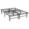 Kramer Full Folding Metal Platform Bed Frame Black / CS-305696F