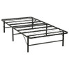 Kramer Twin Folding Metal Platform Bed Frame Black / CS-305696T