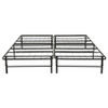Kramer Eastern King Folding Metal Platform Bed Frame Black / CS-305696KE