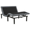 Weston Full Dual-Motor Massage Adjustable Bed Base in Black and Grey / CS-350165F